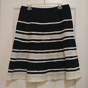 Talbot's A-line midi skirt